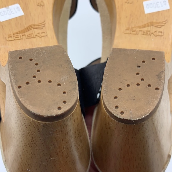 Dansko Tasha Leather Ankle Strap Sandals Comfort - Picture 8 of 10